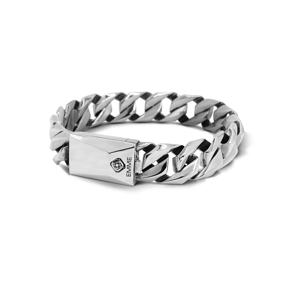 NEW EMME GEMS CUT CUBAN LINK BRACELET
