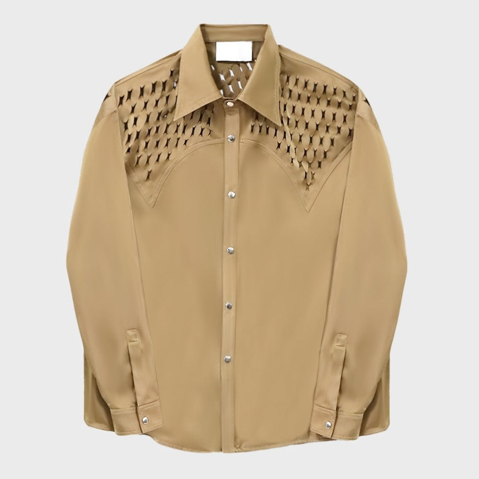 Oversize Shirt Brown