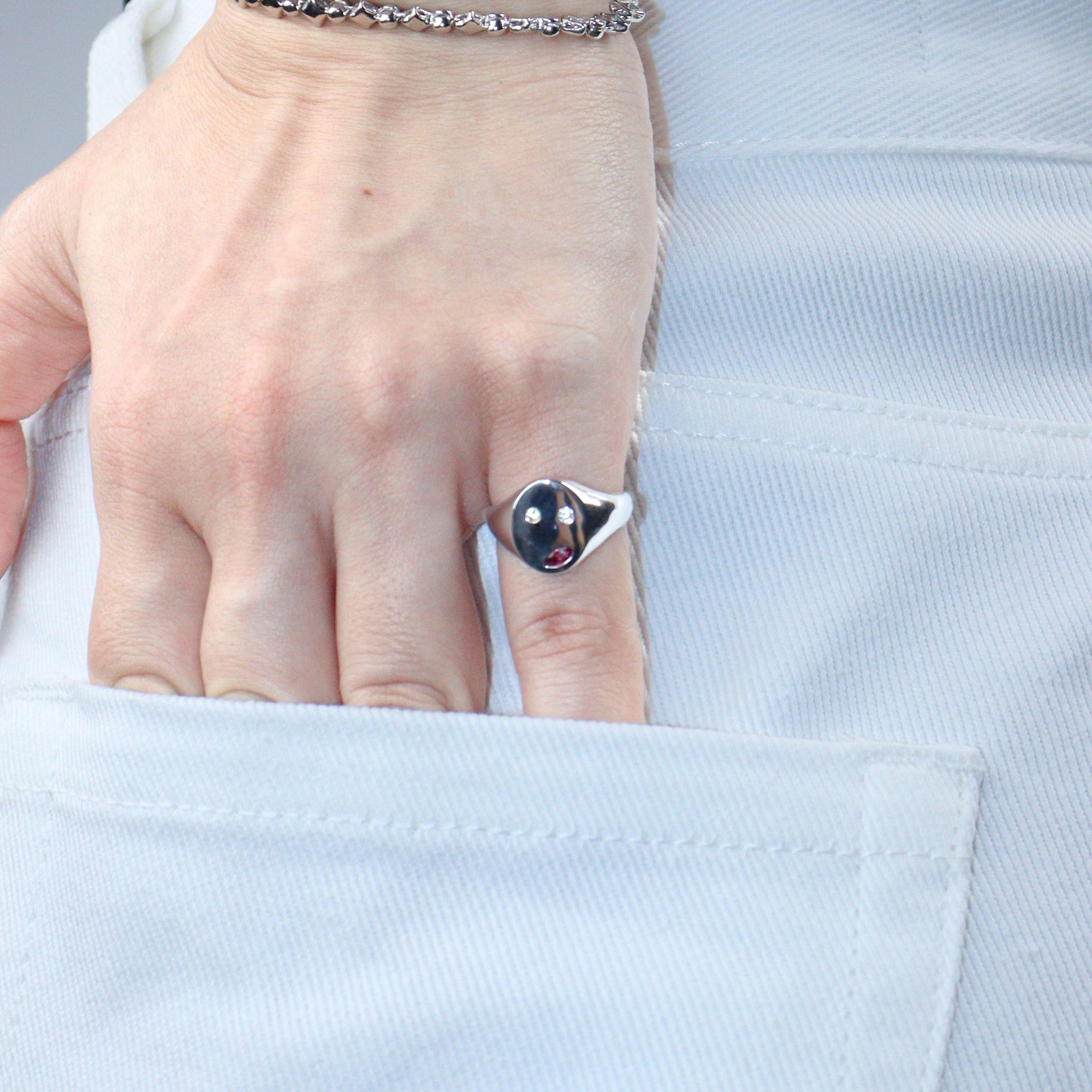 Signet  Silver Ring  1