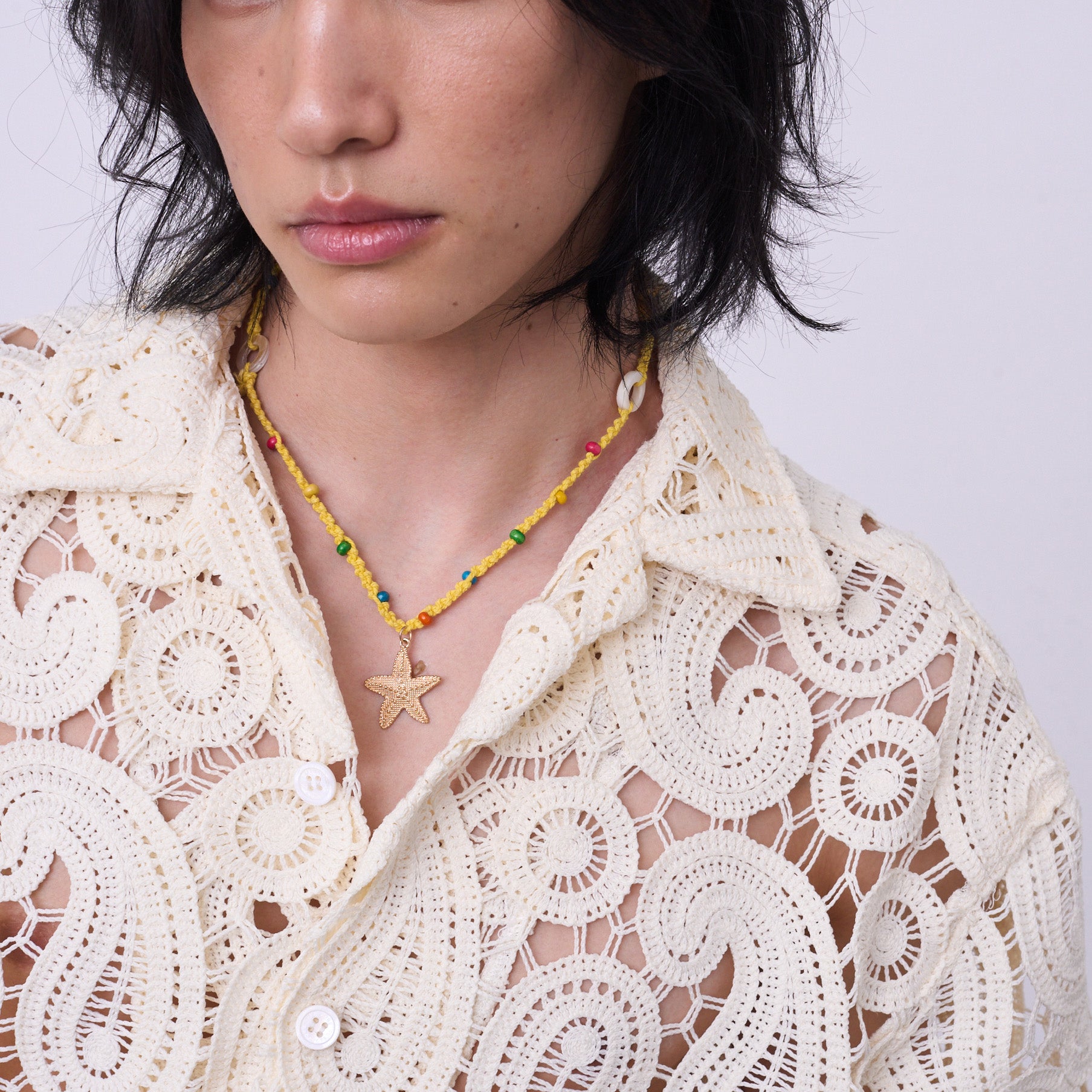 Paisley cropped hawaiian shirt