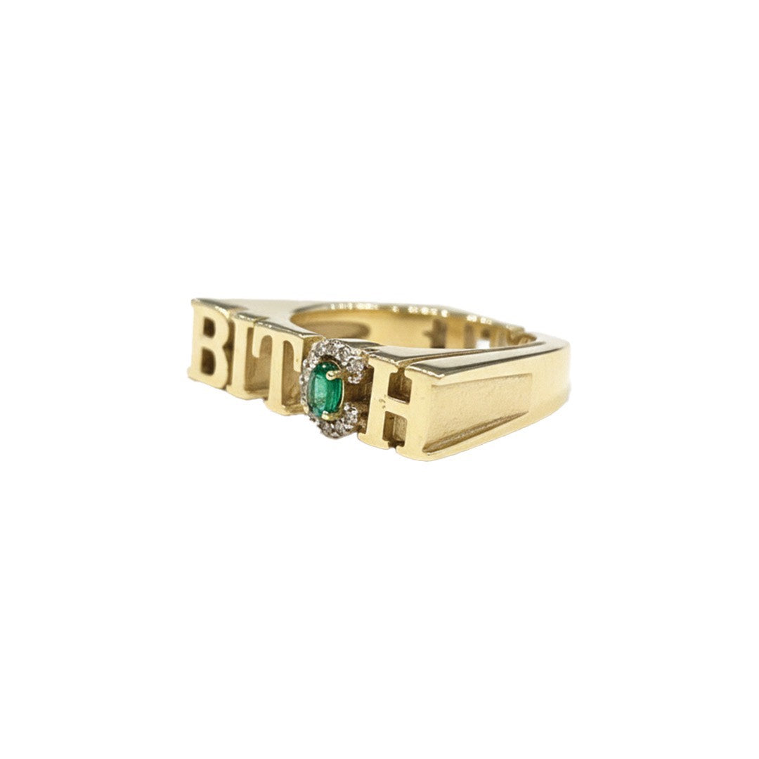 Bitch Lover ring - Gold