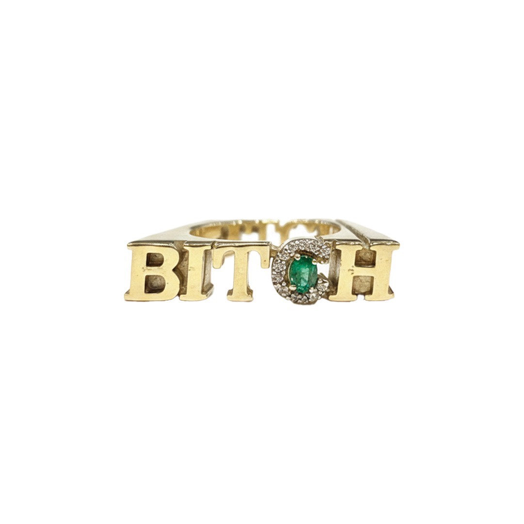Bitch Lover ring - Gold