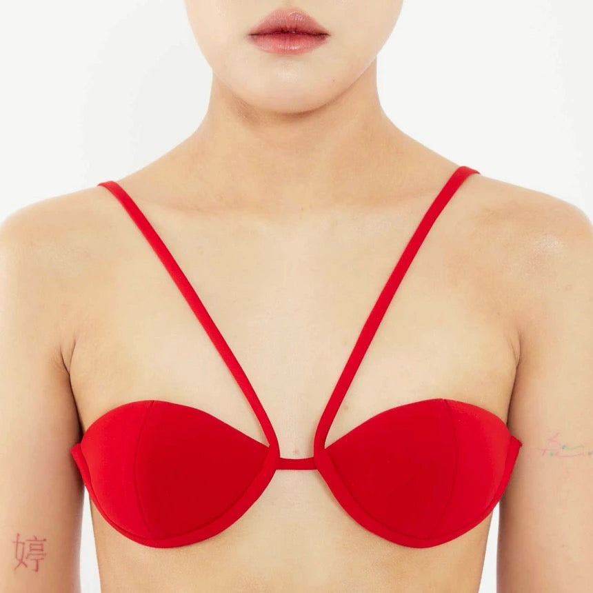 Celia  Bralette-Red