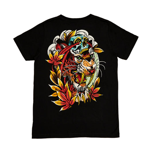 Sabertooth Tiger tshirt Black