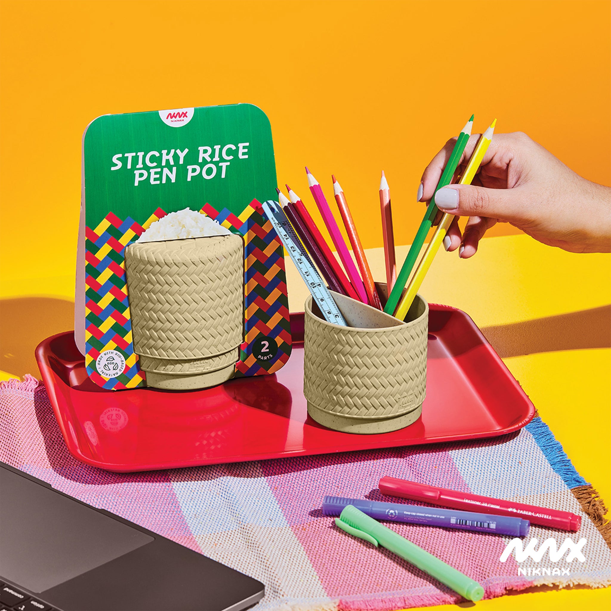 Sticky Rice Pen Pot