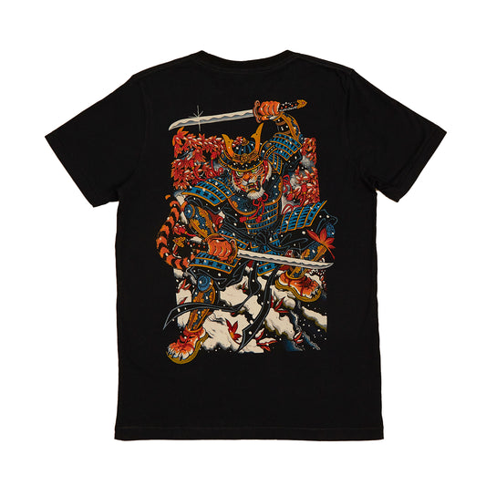 Tiger Samurai tshirt Black