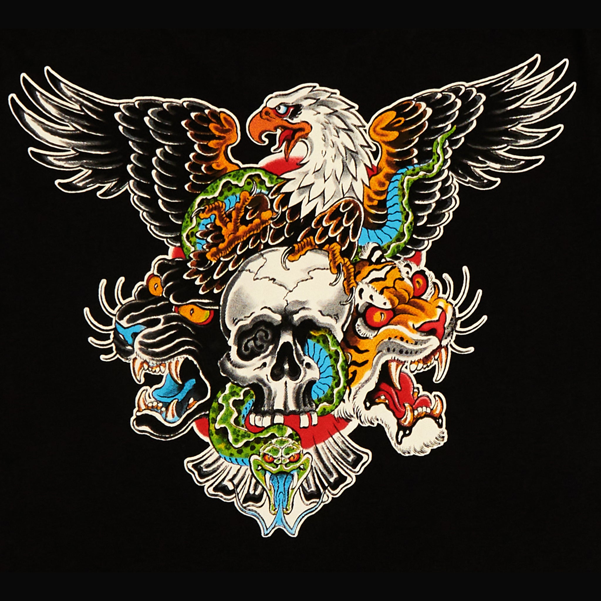 Trad Eagle tshirt Black