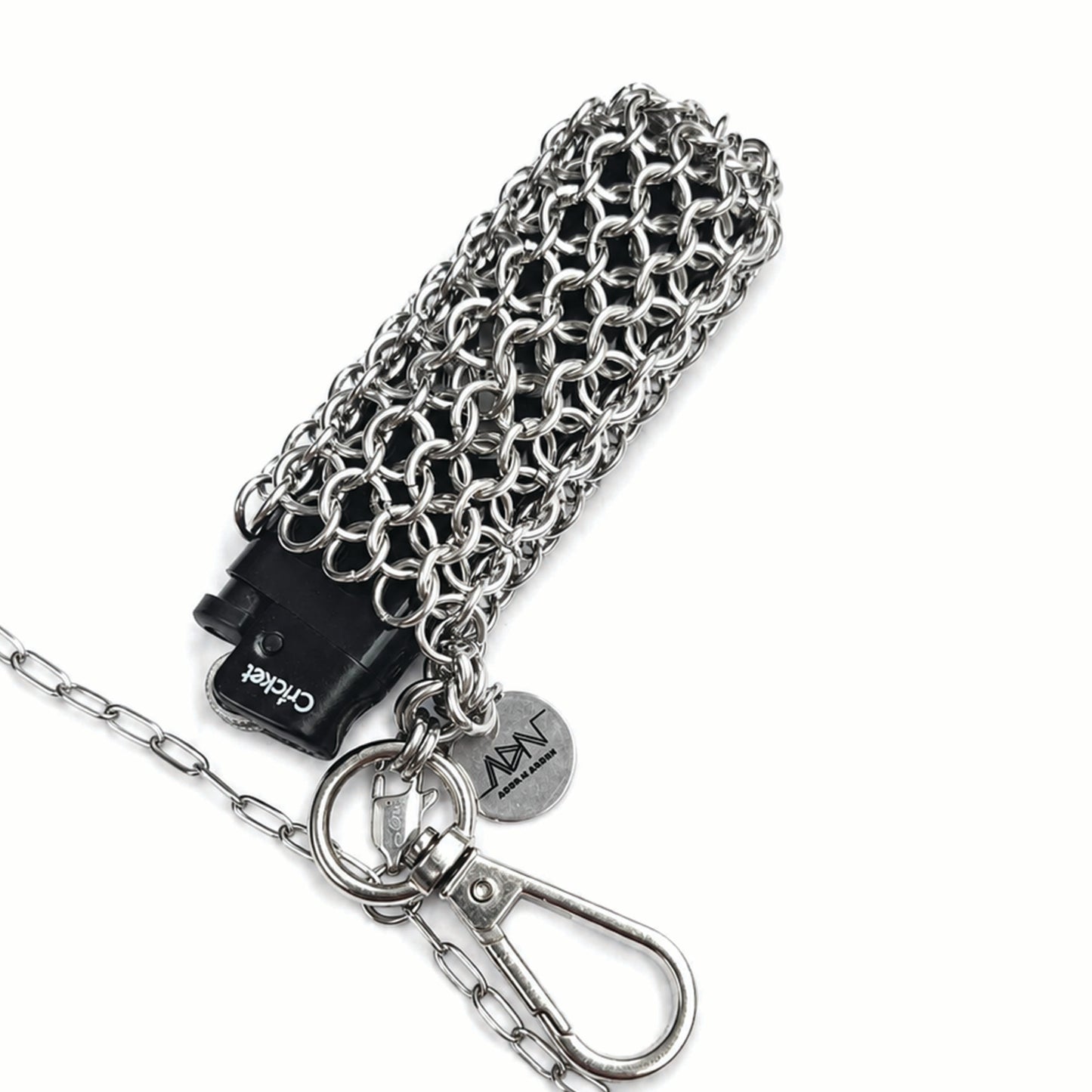 Stainless Steel Chainmaille Belt and Necklace Pouch