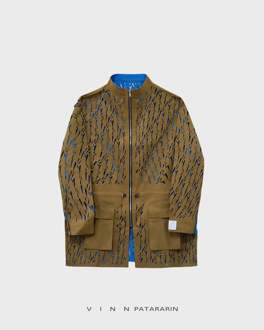 Twotone Wind breaker Modern Botanist Blue/Navy