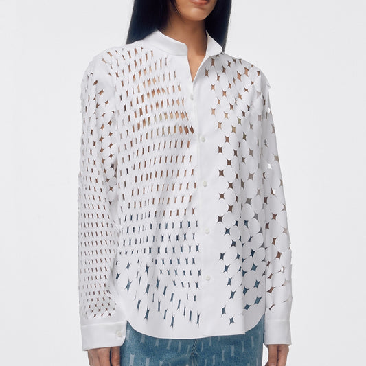Twotone shirt White