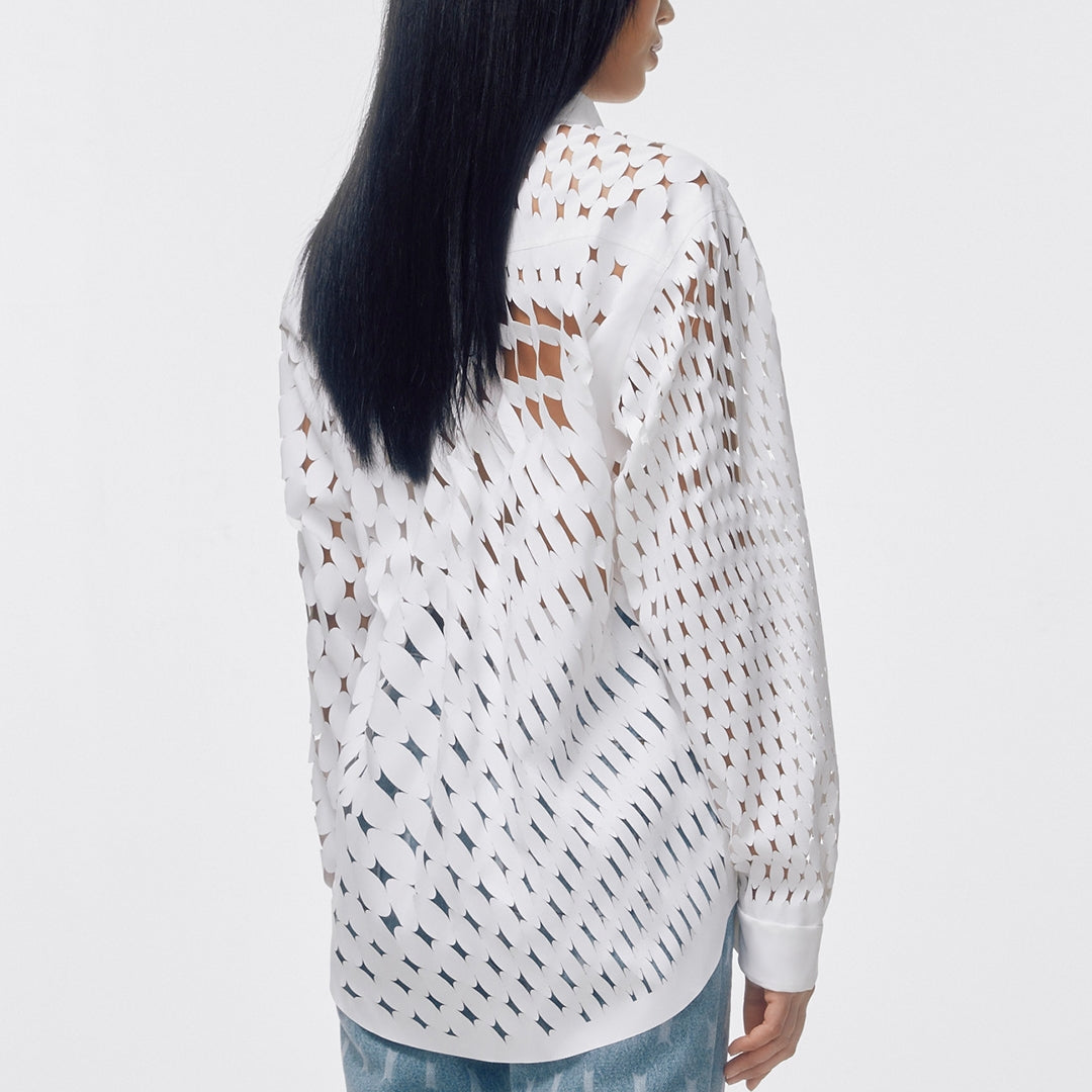 Twotone shirt White