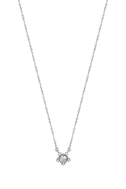 White zircon nova Necklace
