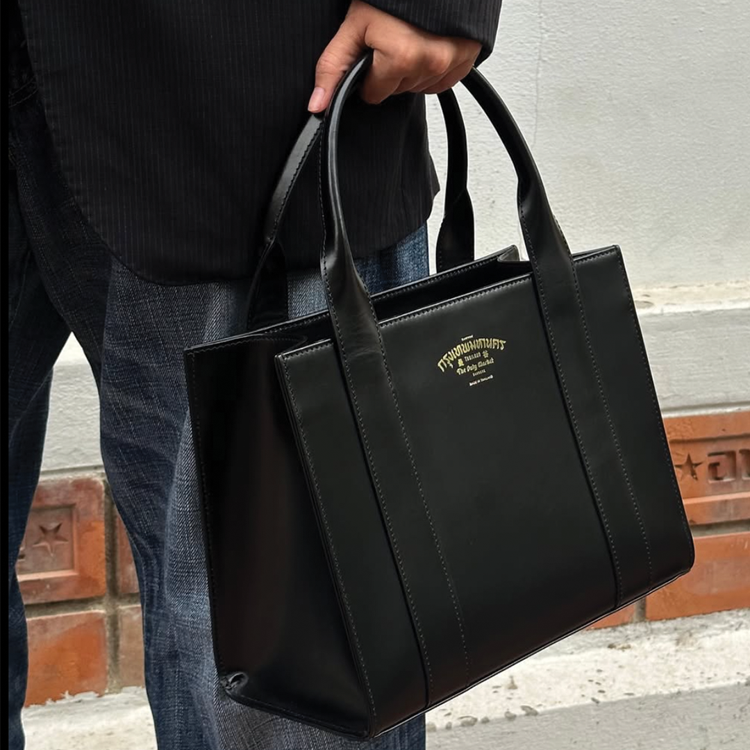 BANGKOK LEATHER BAG BLACK