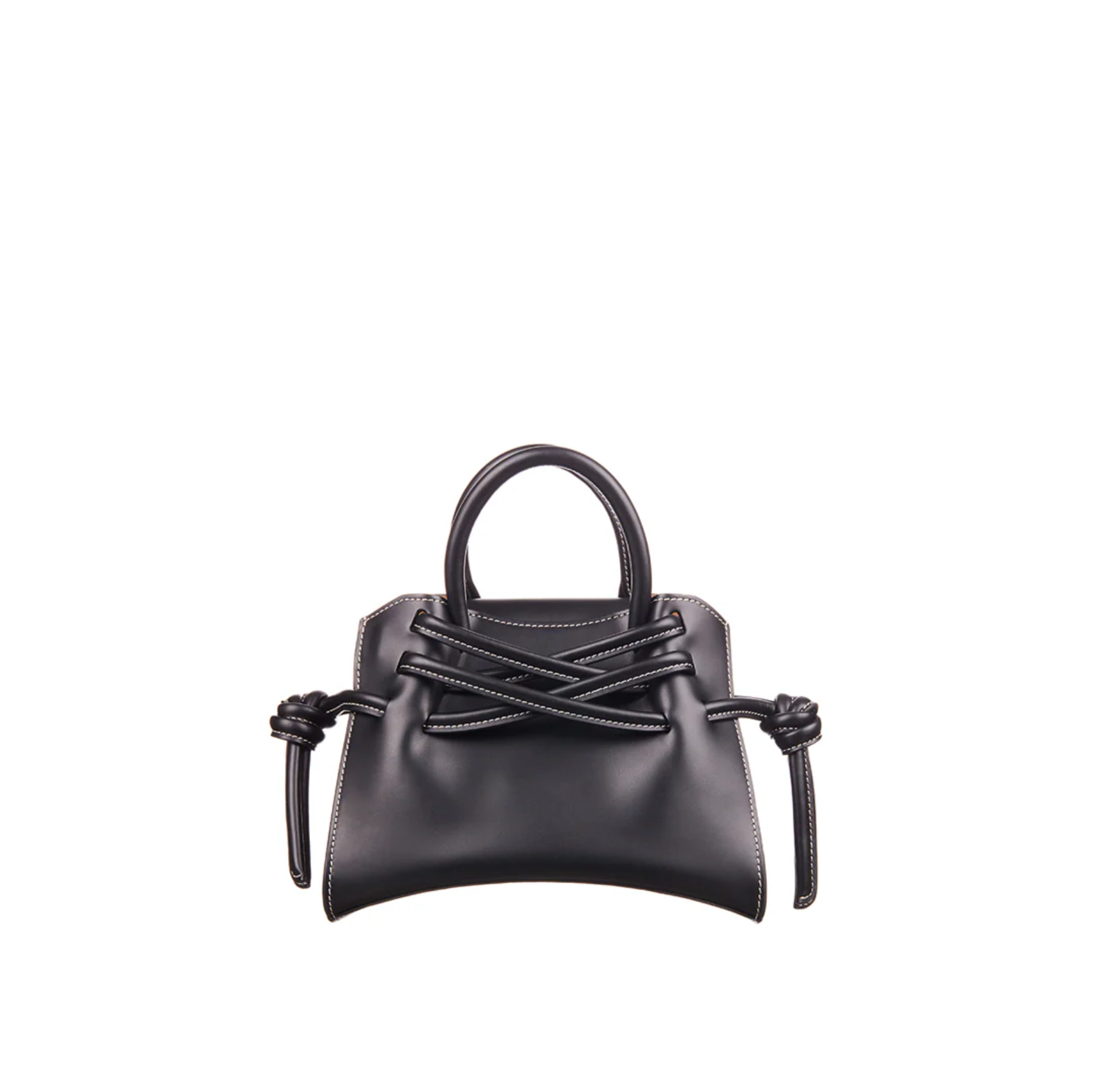 Darrel Mini (Black, white threads)