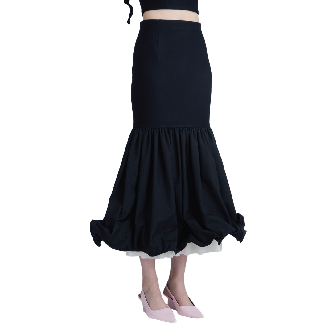 Mermaid Skirt with Boned Hem