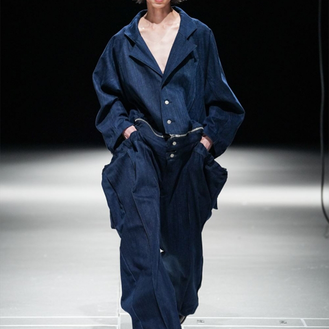 3 ways over size tailor suit jumpsuit