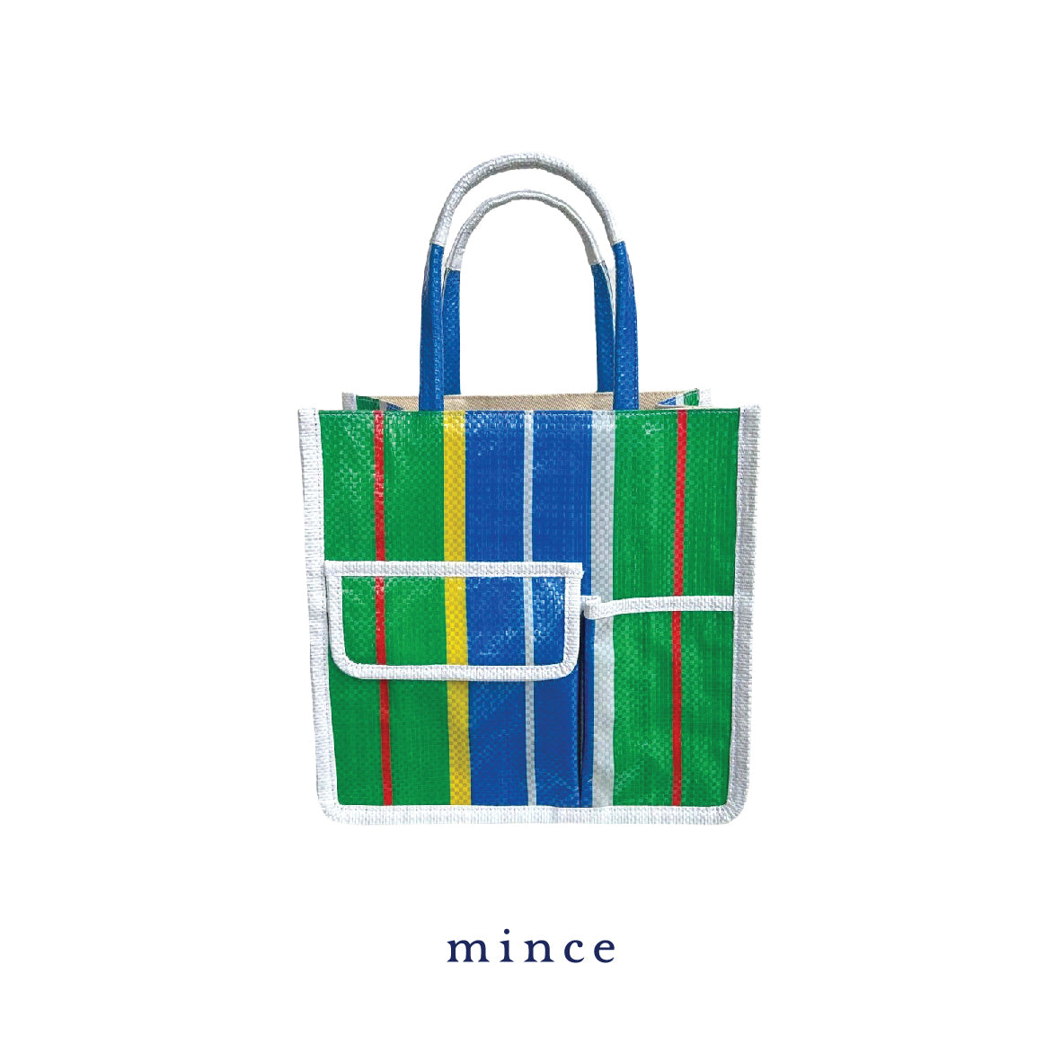Square Bag Green/Blue
