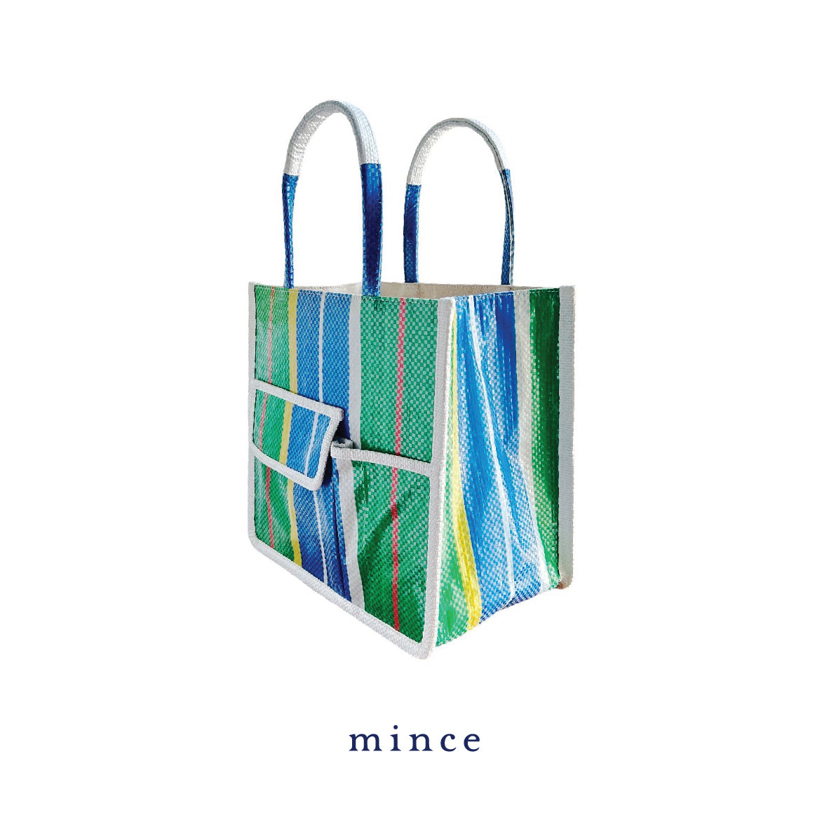 Square Bag Green/Blue