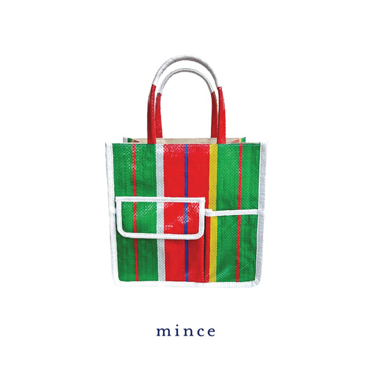 Square Bag Green/Red