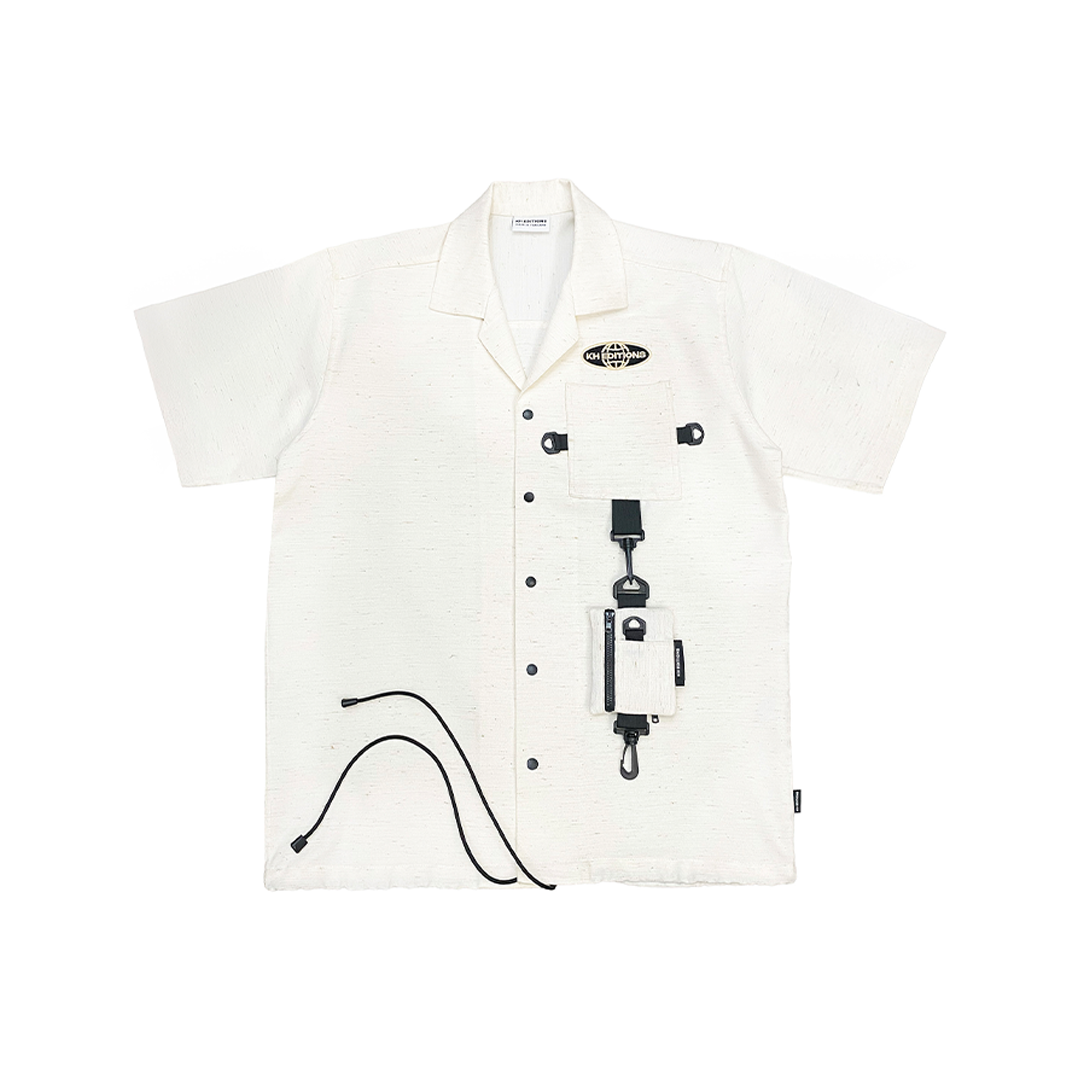 RECYCLED SHORT SLEEVE SHIRT WITH MINI BAG