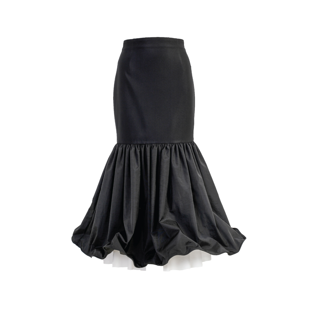 Mermaid Skirt with Boned Hem
