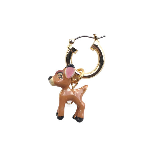 BABY DEER GOLD HOOP