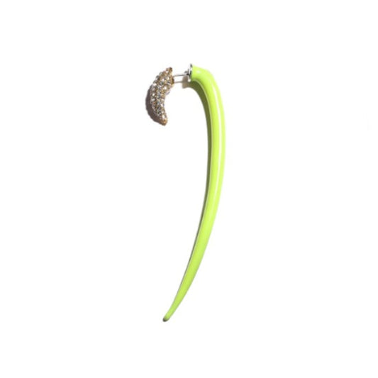 CRYSTALS LONG HOOK NEON POST BACK