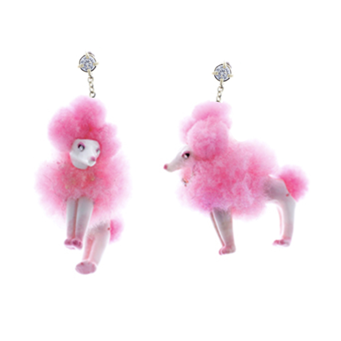 Poodle earrings clearance